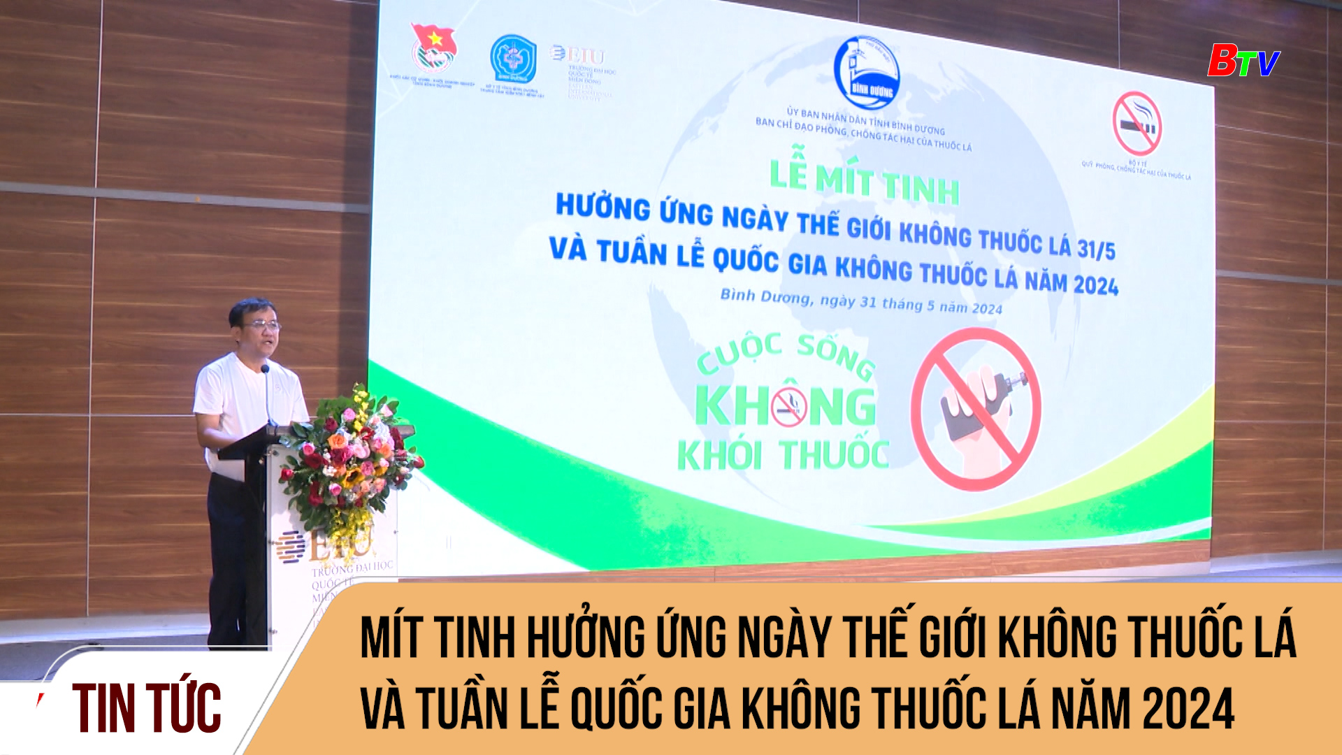 Mít tinh hưởng ứng Ngày Thế giới không thuốc lá và Tuần lễ Quốc gia không thuốc lá năm 2024